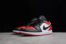 Jordan 1 Low Bred Toe