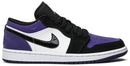 Jordan 1 Low Court Purple
