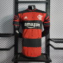 CAMISA VERSÃO PLAYER DO FLAMENGO 22/23 VERMELHO COMEMORATIVA