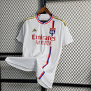 CAMISA DO LYON 23/24 BRANCO E VERMELHO