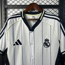 CAMISA DE BASEBOL DO REAL MADRID 25/26 BRANCO