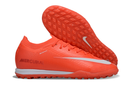Chuteira Society Nike Air Zoom Mercurial Vapor 16 Elite TF - Laranja e Branca