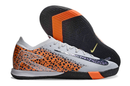 Chuteira Futsal Nike Mercurial Air Zoom Vapor 16 IC - Cinza e Laranja
