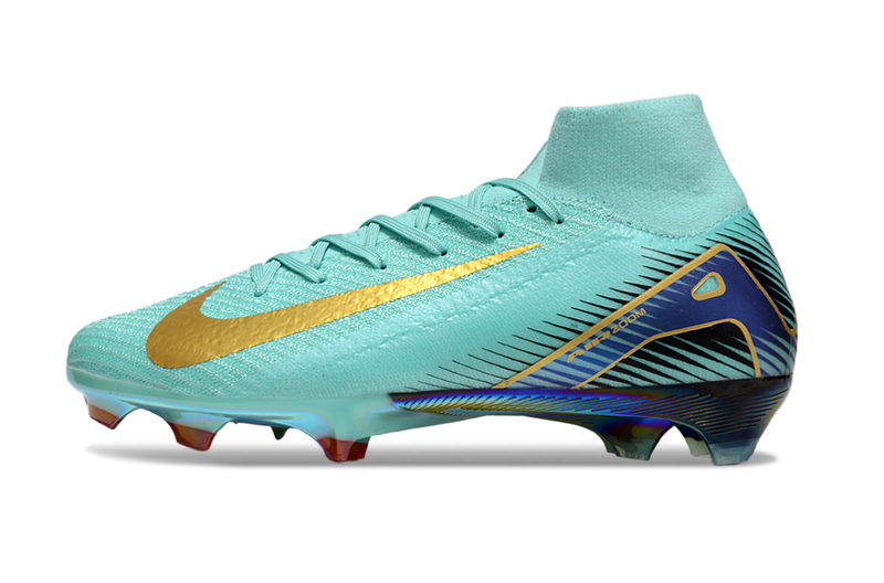 Chuteira Nike Air Zoom Mercurial Superfly 8 Elite FG - Azul