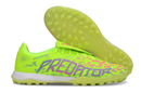 Chuteira Society Adidas Predator Elite Fold-Over Tongue TF - Verde, Rosa e Roxa