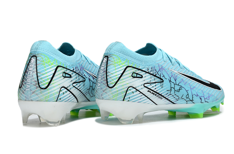 Chuteira Nike Air Zoom Mercurial Vapor 16 Elite FG - Azul e Verde