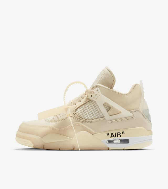 Off-White x Air Jordan 4 "Sail"