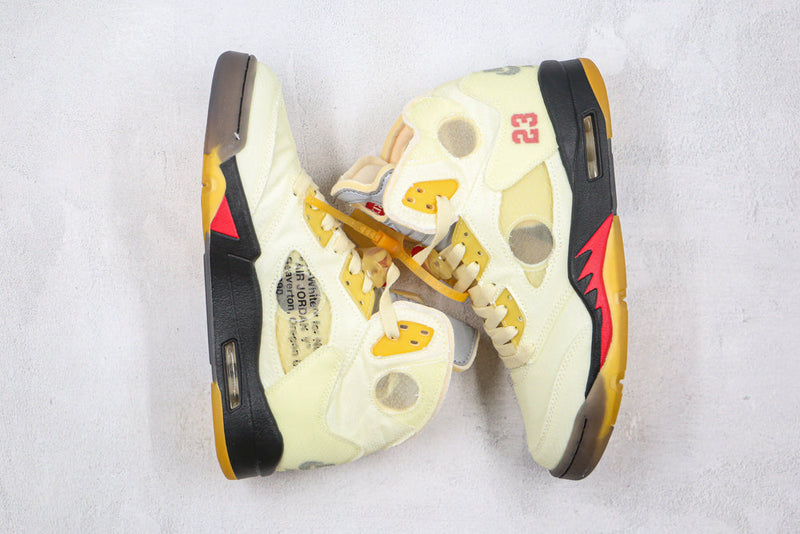 AIR JORDAN 5 X OFF-WHITE SAIL