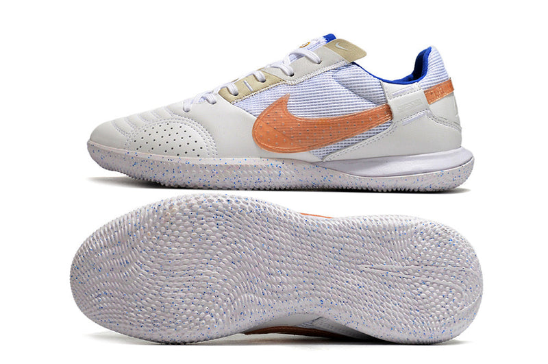 Tênis Futsal Nike Street Gato IC - Branca e Rosa