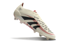 Chuteira Adidas Predator Elite FG - Bege,  Preta e Vermelha