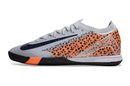 Chuteira Futsal Nike Mercurial Air Zoom Vapor 16 IC - Cinza e Laranja