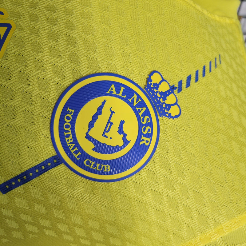 Camisa Al Nassr Home 23/24 - Nike Jogador Masculina - Lançamento - FUT REAL