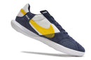 Tênis Futsal Nike Street Gato IC - Branca, Azul e Amarela