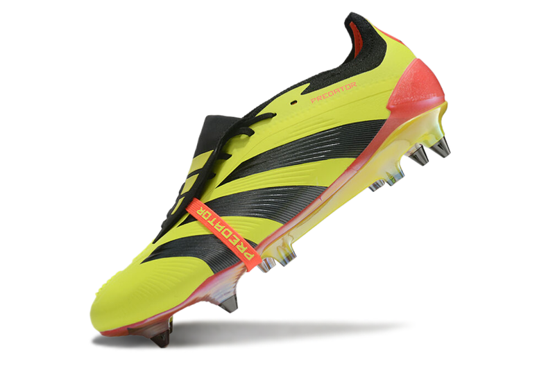 Adidas Predator Elite Fold-Over Tongue SG - Amarela, Preta e Laranja