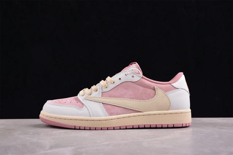 TRAVIS SCOTT X AIR JORDAN 1 LOW SHY PINK
