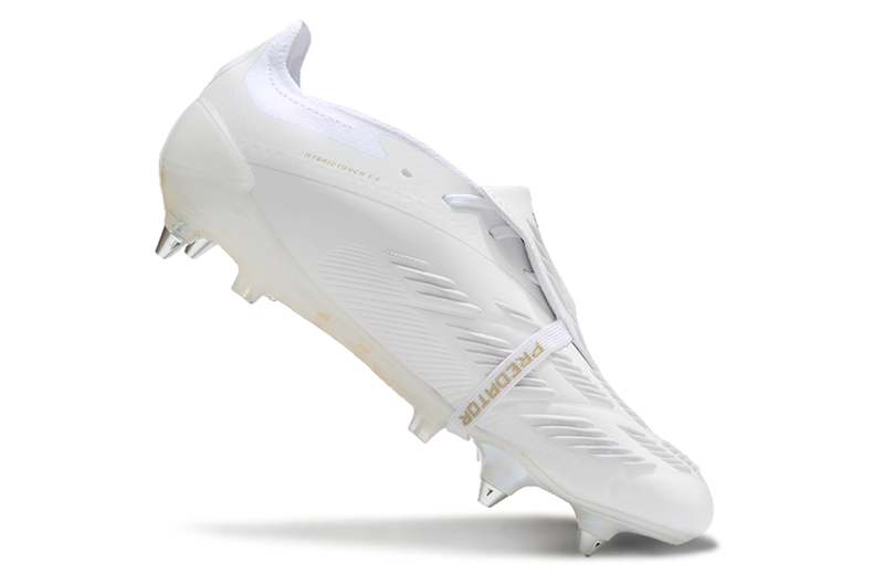 Adidas Predator Elite Fold-Over Tongue SG - Branca e Dourada