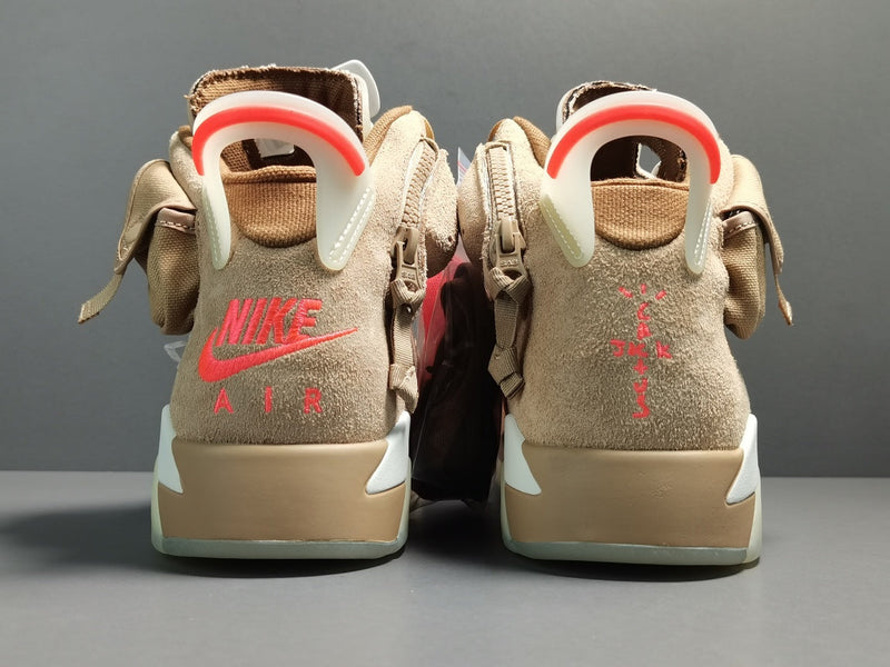 AIR JORDAN 6  X TRAVIS SCOTT BRITISH KHAKI