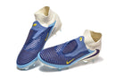 Chuteira Nike Phantom 6 Elite FG - Branca e Azul - Pack Fear Nothing
