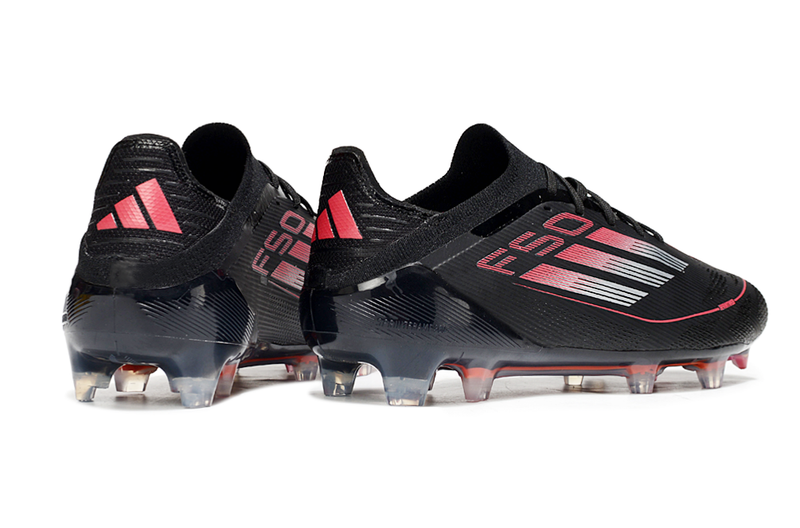 Chuteira Adidas F50 Elite FG - Preta e Vermelha