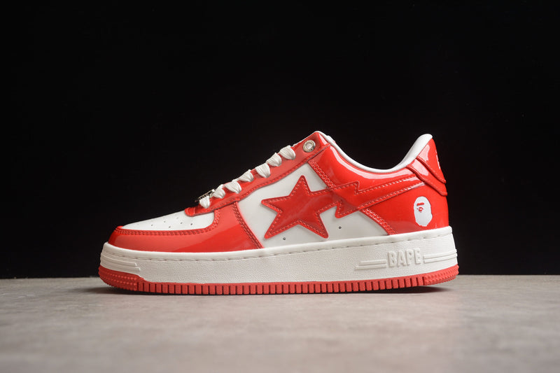 A BATHING APE BAPE STA WHITE/ORANGE