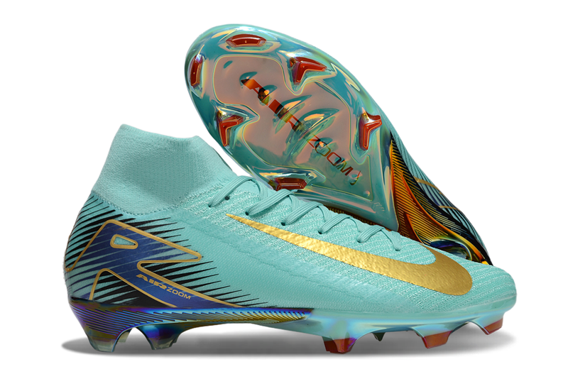 Chuteira Nike Air Zoom Mercurial Superfly 8 Elite FG - Azul