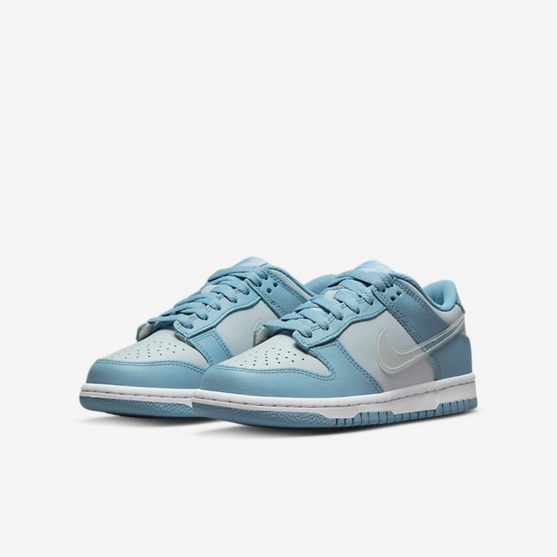 Nike Dunk Low GS "Blue Clear Swoosh"