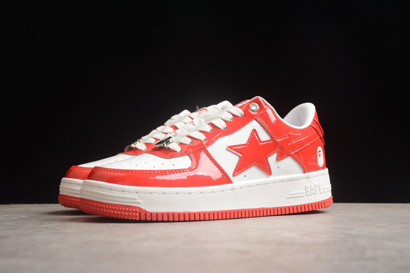 A BATHING APE BAPE STA WHITE/ORANGE