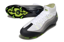 Chuteira Nike Mercurial Superfly 10 Air Max 95 Elite FG - Branca e Preta