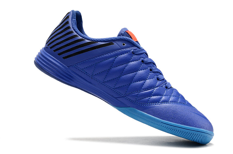 Tênis Futsal Nike Lunar Gato IC - Azul Escuro e Preta