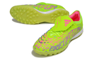 Chuteira Society Adidas Predator Elite Fold-Over Tongue TF - Verde, Rosa e Roxa