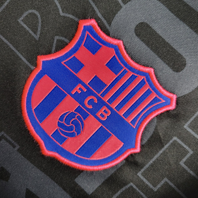 CAMISA DO BARCELONA 22/23 BLACK TREINO