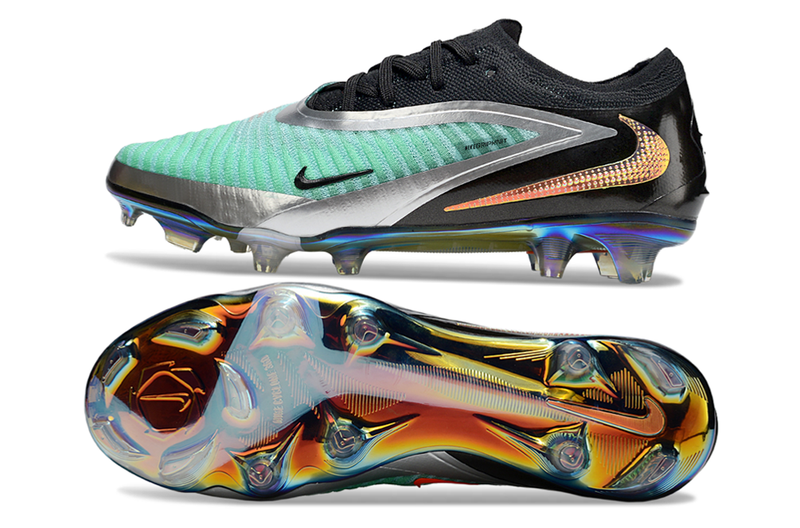 Chuteira Nike Phantom 6 Elite FG - Preta e Azul