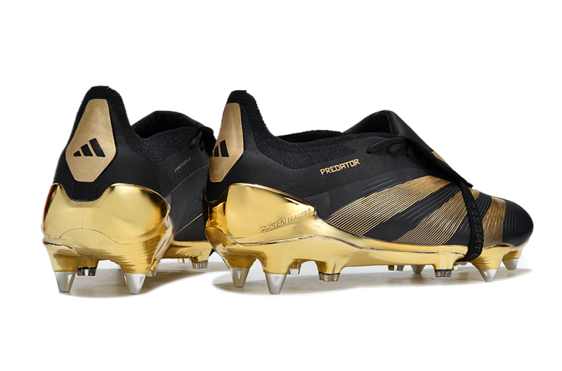 Adidas Predator Elite Fold-Over Tongue SG - Preta e Dourada