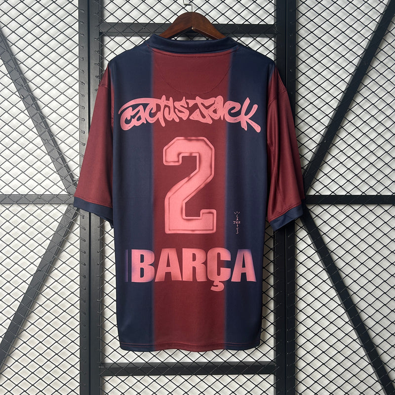 CAMISA DO BARCELONA X TRAVIS SCOTT 25/26