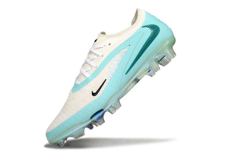 Chuteira Nike Phantom 6 Elite FG - Branco e Azul
