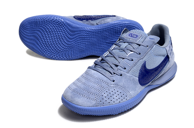 Tênis Futsal Nike Street Gato IC - Azul e Azul Escura