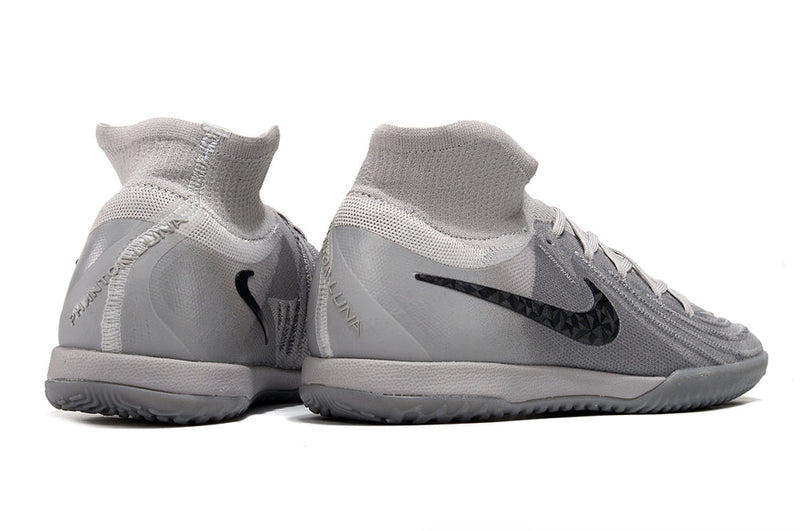 Tênis Futsal Nike Phantom Luna IC - Cinza