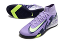Chuteira Nike Air Zoom Mercurial Superfly 10 Elite  IC - Roxa e Verde