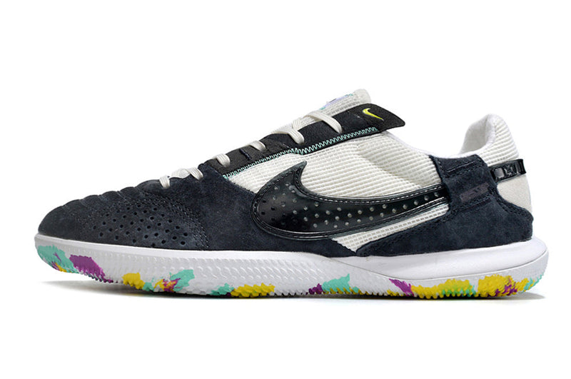 Tênis Futsal Nike Street Gato IC - Branca e Preta