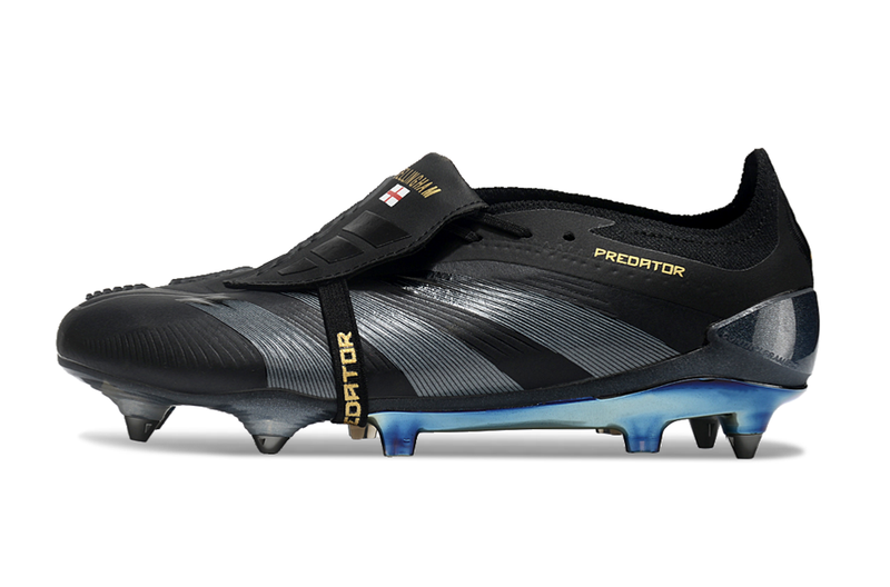 Adidas Predator Elite Fold-Over Tongue SG - Preta e Cinza