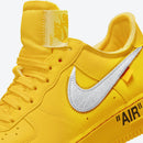 Nike Air force 1 Low Off White University Gold Metallic Silver