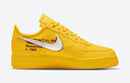 Nike Air force 1 Low Off White University Gold Metallic Silver