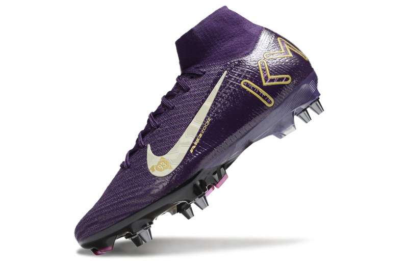 Chuteira Nike Zoom Mercurial SuperFly 10 Elite Kylian Mbappé SG - Roxa