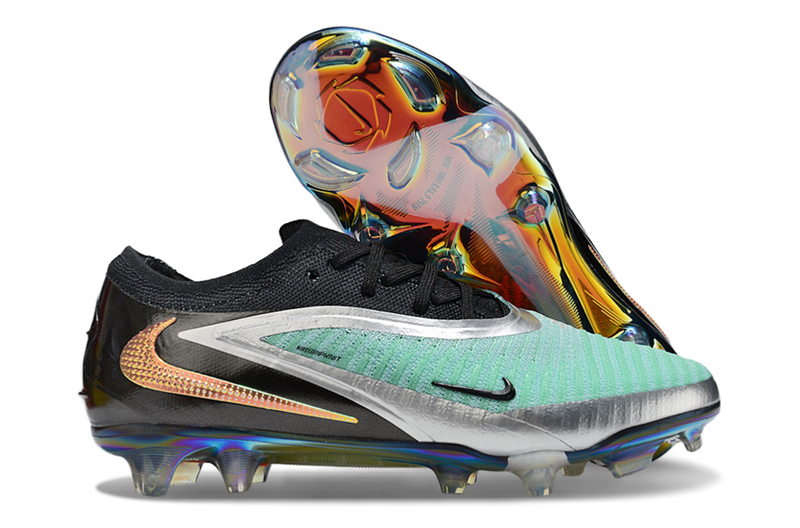 Chuteira Nike Phantom 6 Elite FG - Preta e Azul