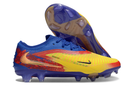 Chuteira Nike Phantom 6 Edição Especial Haaland Elite  FG - Azul, Amarela e Vermelha