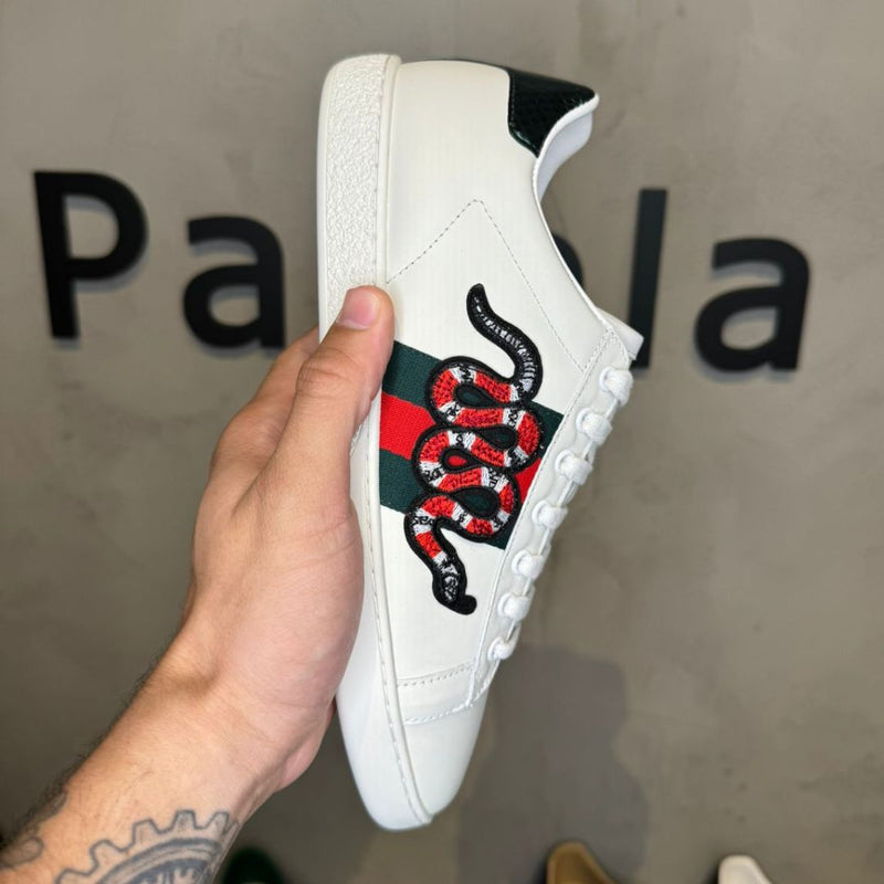 Gucci Ayers Kingsnake Branco