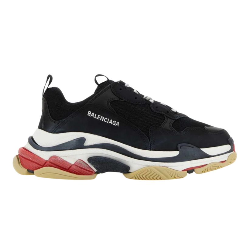 Balenciaga Triple S Black White Red