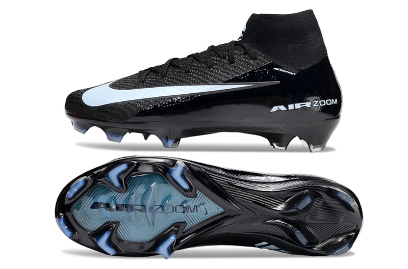 Chuteira Nike Air Zoom Mercurial Superfly 10 Elite FG - Preta - Pack Shadow
