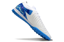 Chuteira Society Nike Phantom GX II TF - Branca e Azul