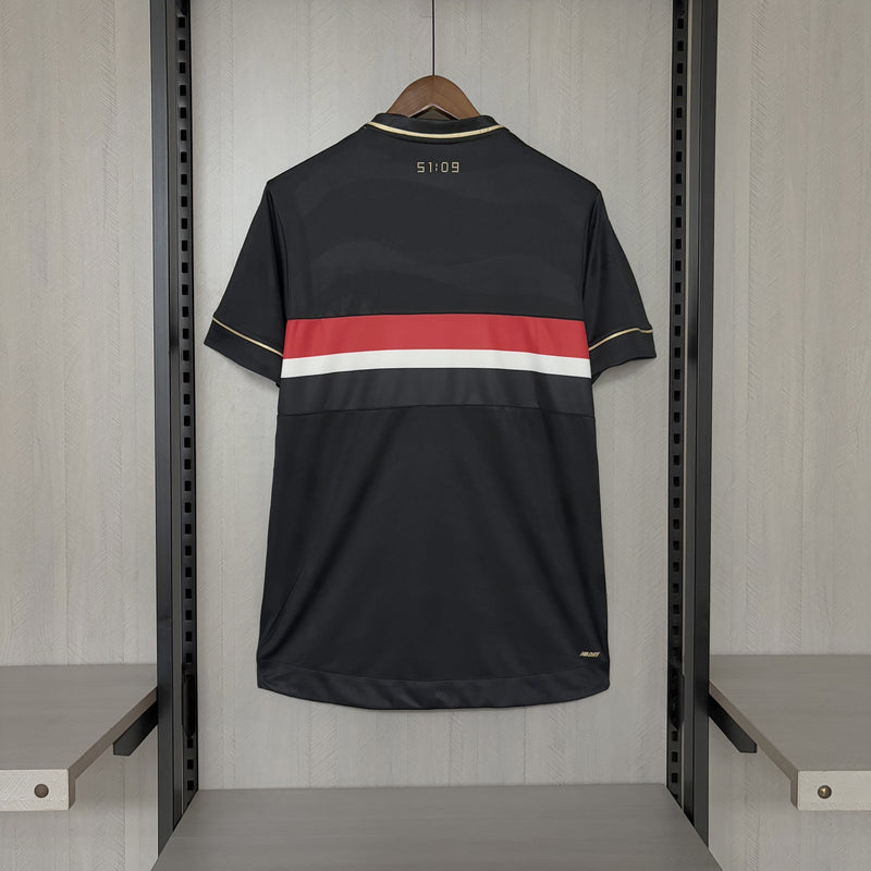 CAMISA VERSÃO PLAYER DO SÃO PAULO PRETA 25/26